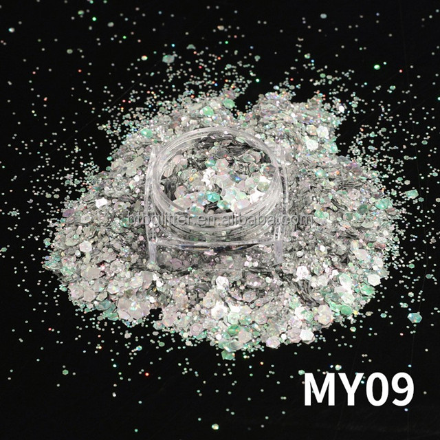 OEM/ODM Yes Chameleon Cat Eye Glitter Sequins Makeup Finger Nail Beauty DIY Quicksand Mahjong Drops Glue Nail Nail Patch Glitter