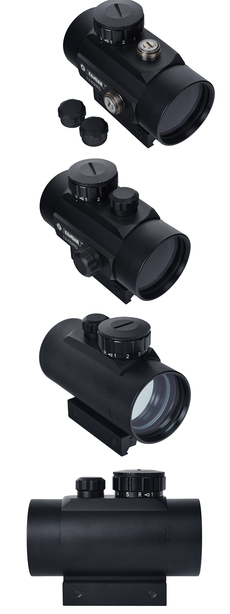 45mm Tube Diameter 1X40 Red Dot Reflex Sight Optical Green Red Dot Scope for Tactical