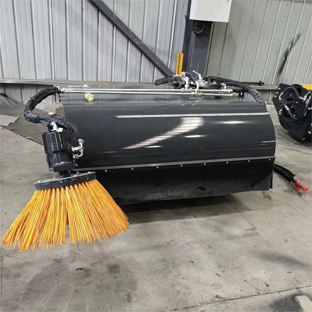 20 Ton Excavator Compatible Performance Angle Broom for All Brands Skid Steer Loaders