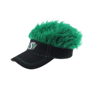 China 3D Embroidery Sun Visor Hats With Wig Fashionable wholesale