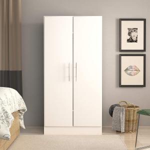 China ODM 2 Door MDF Cloth Cupboard Wooden Wardrobe For Bedroom wholesale
