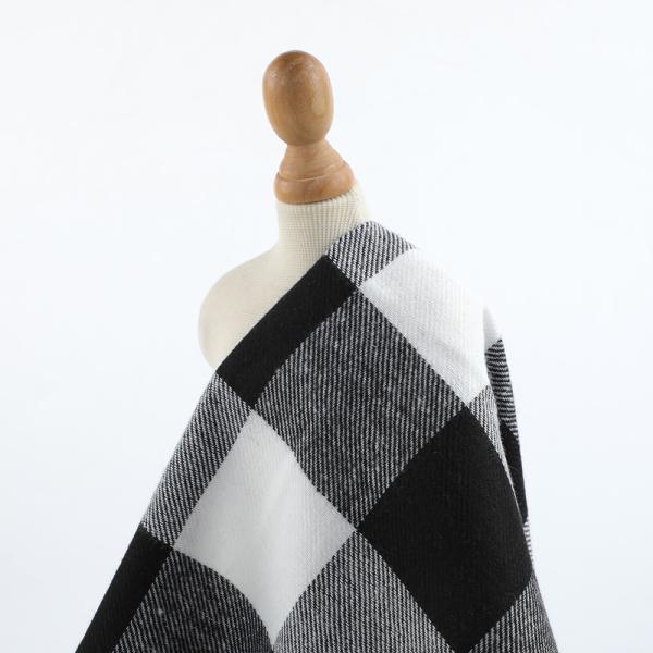 Shaoxing Textile Material Brushed Pure Polyester Yarn Dyed 12N*12N Fabric Blackout Feature for Fashion Clothes