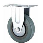 light duty 4" swivel grey rubber caster, 2.5 inch, 3 inch grey rubber castor,