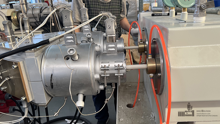 380V 50HZ CPVC Pipe Making Machine PVC Electric Conduit Pipe Machine 42 Rpm