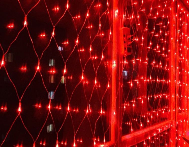 2x2M 3x2M 6x4M LED Net Mesh Fairy String Light Garland Window Curtain Christmas Fairy Light Wedding Party Holiday Light
