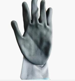 Nitrile coated work gloves 13 gauge polyester liner Nitrile foam coated for construction