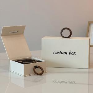 China Jewelry Necklace White Personalized Design magnetic presentation Box Custom Logo Ring Earring Necklace Bracelet Packaging Paper Box wholesale