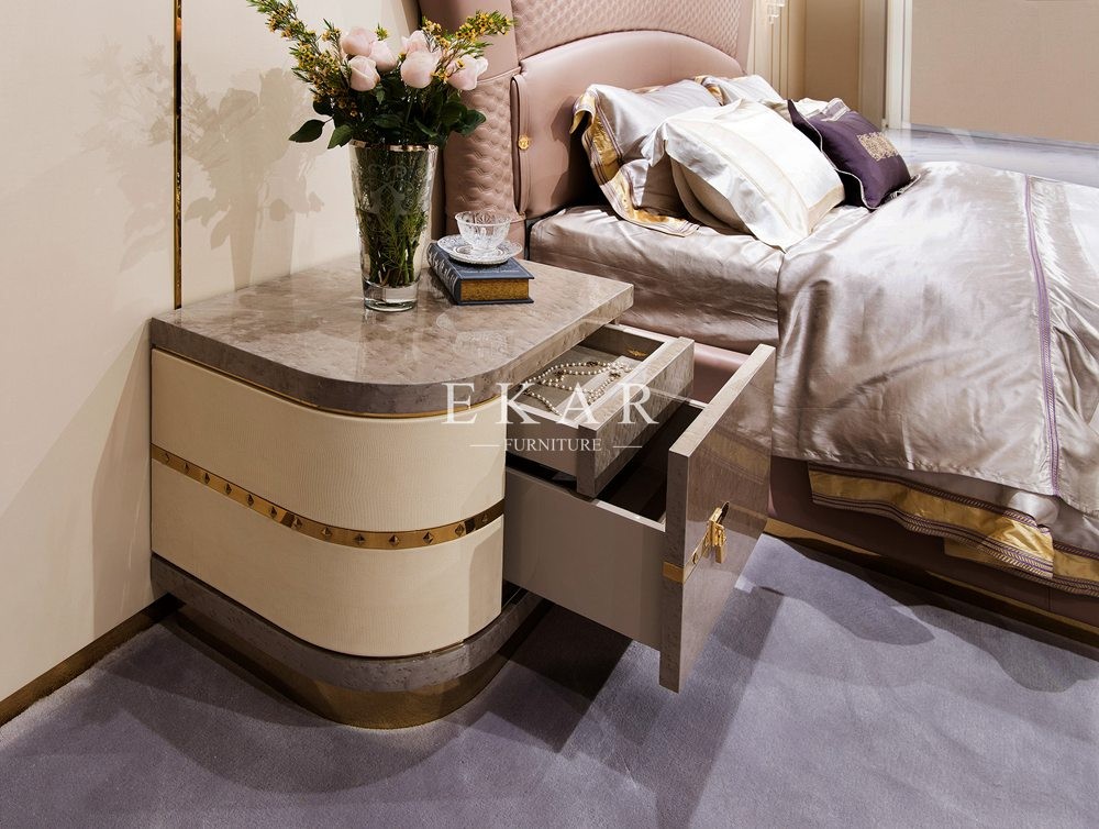 Modern British Style Side Table Hotel Bedroom Nightstand