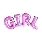 Gender Reveal Alphabet Party Foil Balloon Mylar Helium Balloon