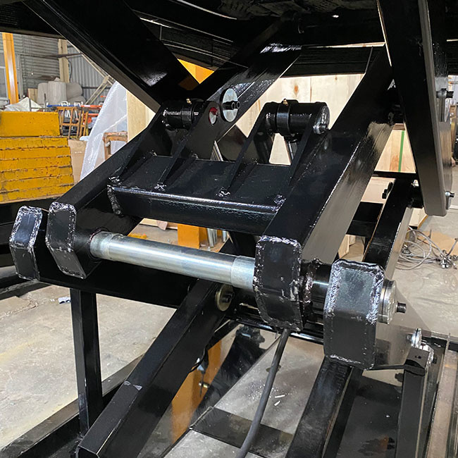 Double Scissor Vertical Custom Electric Lift Tables 2500kg Large Platform 2500mmx820mm Max Height 39.37in