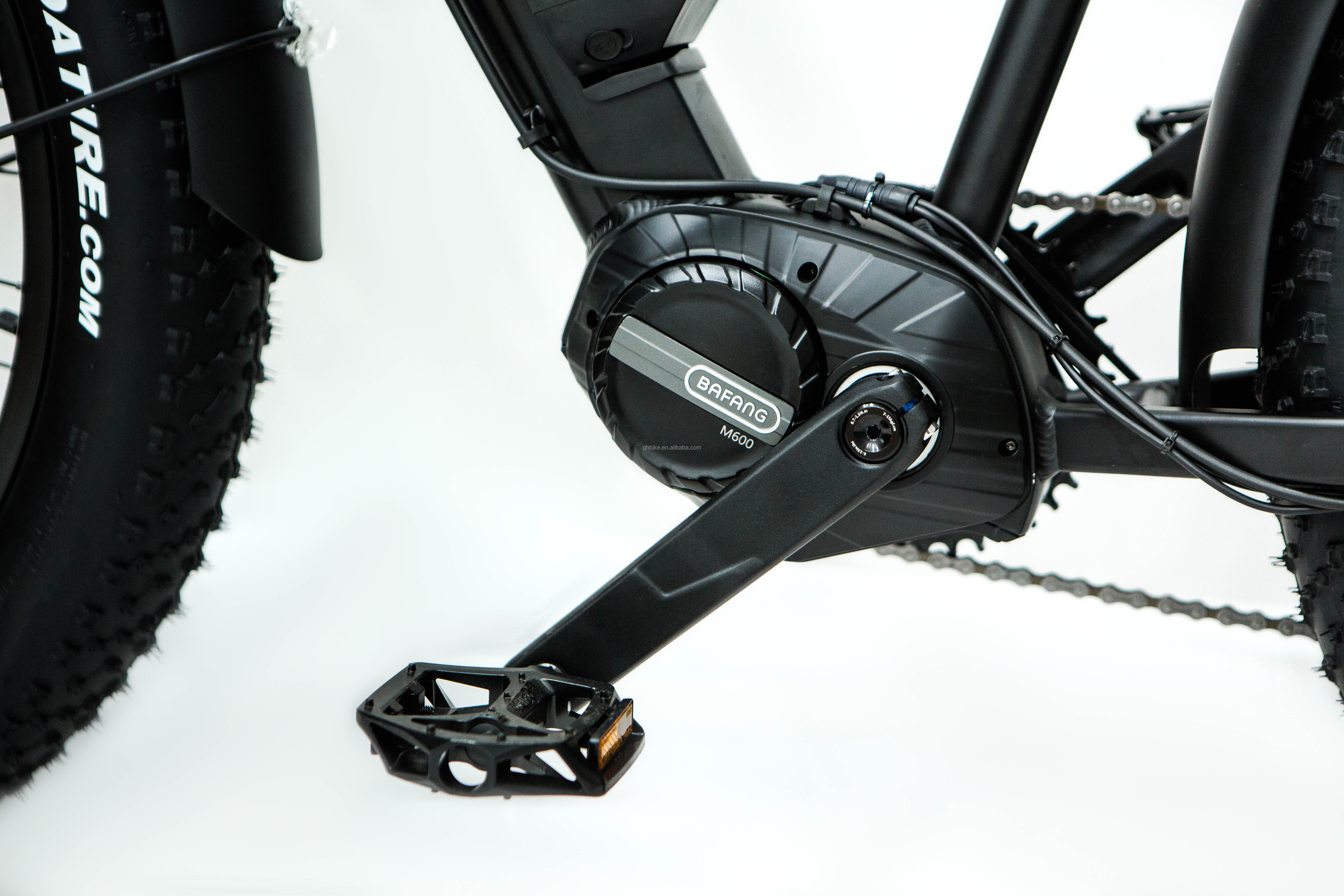 26inch CE CPSC TUV BaFang G521 M600 500W SM 48V 17AH Battery Fat Tire Mountain EBIKE