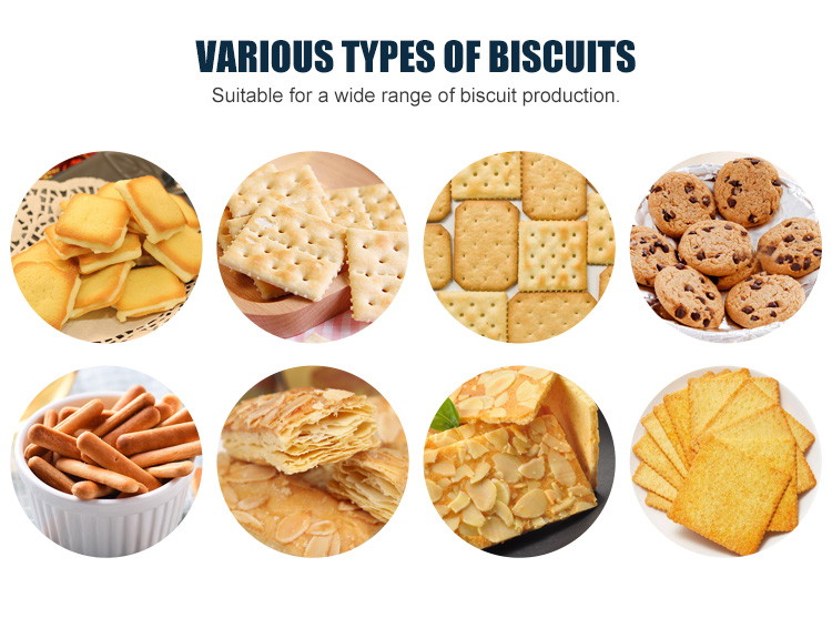 Electric Rotary Cutter Cookie / Biscuit Making Machine Product Line