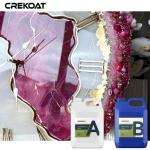 Low Viscosity Deep Pour Epoxy Resin Making Wooden Tables Flowers Art Works
