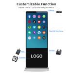 Floor Standing Indoor 32 Inch Lcd Advertising Display Touch Interactive Screens