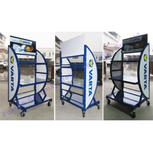 Car Storage Shelf Electric Bike Metal Battery Display Rack