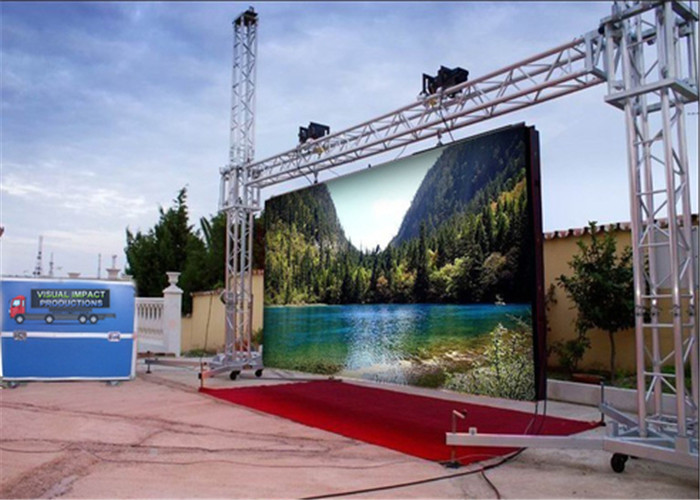 SMD1921 P3.91 Stage Rental LED Display Panel Cabinet 500x500 / 500x1000