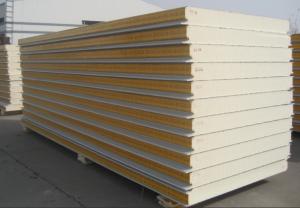 China Weather Proof Insulated Sandwich Panel Galvanized Steel Material For Wall / Roof wholesale