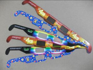China Children Party 3D Fireworks Glasses CMYK Printing Paper Frame wholesale