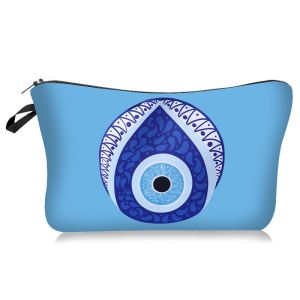 Manufacturers Wholesale Printed Devil Eye Cosmetic Bag High Quality Waterproof