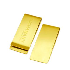China Promotional Stainless Steel Money Clip Tickey Folder Logo Customized wholesale