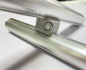 China Industrial Use Table Aluminum Pipe Connector Flexible Elbow Connector wholesale