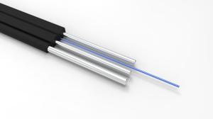 China FTTH Flat Drop Cable With FRP Strength LSZH Fiber Optic Cable wholesale