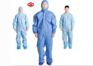China Breathable Elastic Cuffs 30gsm Disposable Protective Coveralls,disposable protective suits wholesale