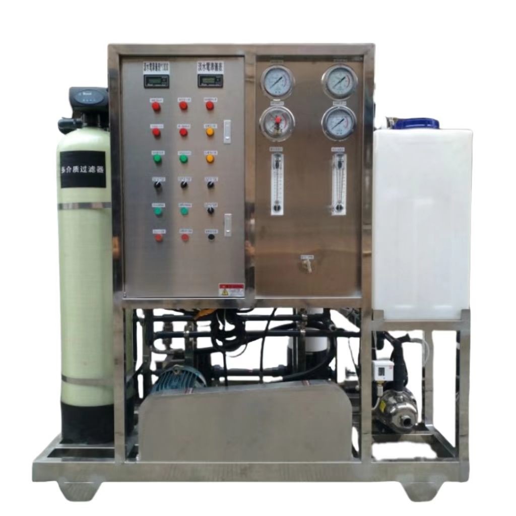 High Concentration Salt Water Desalination System Water Treatment Equipment 2.4t/H