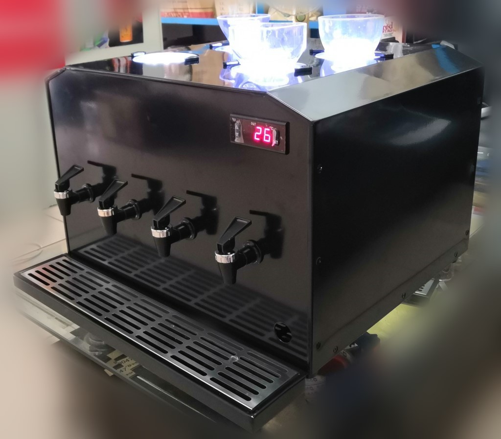 four independent tanks shot chiller dispenser with CE and RoHs certificate