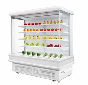 China Adjustable Shelf Commercial Display Chiller Accurate Temperature Zero Heat Emission wholesale
