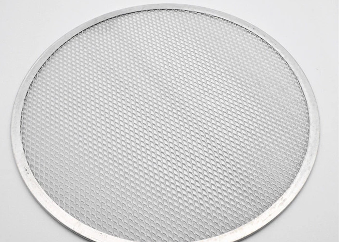Diamond Hole Aluminum Pizza Screen Round Square Food Grade For Barbecue