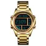 High Quality 1448 Stainless Steel Big Dial Business Mens Digital Watch