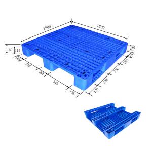 China Blue Heavy Duty Nestable Pallet HDPE Euro Epal Pallets Cargoes Transfer wholesale