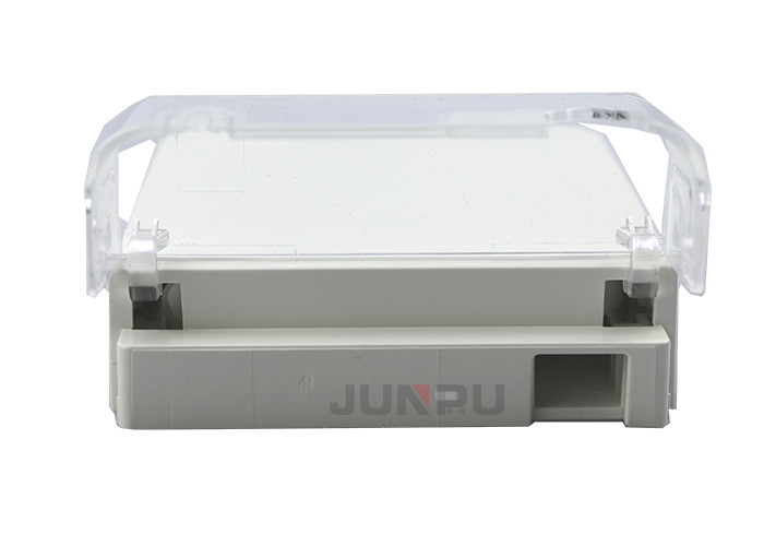 White Color Fiber Optic Cable Termination Box , PC+ABS fiber optic cable box