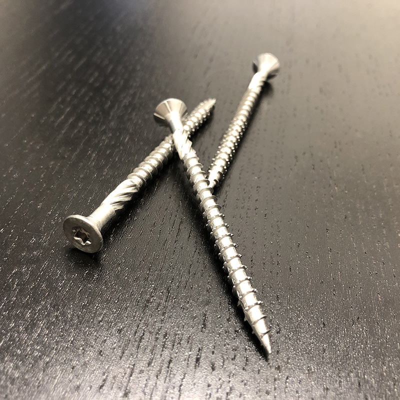 Torx Wood Screw Flat Countersunk Head Knurled Shank Wood Screws