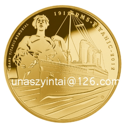Customized 3D Titanic Coins