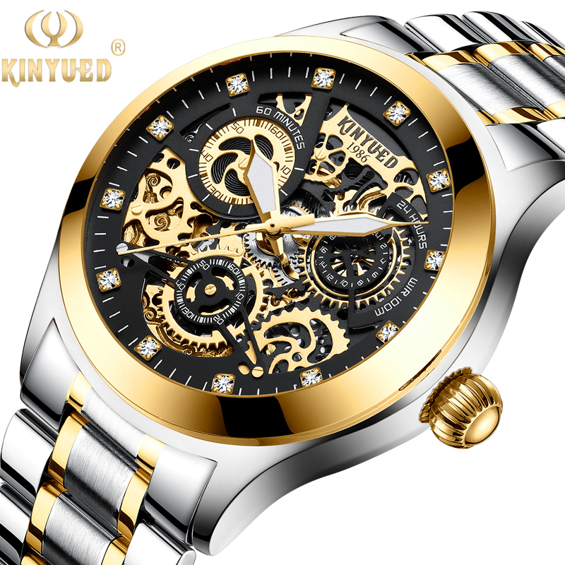 Chronograph Tourbillon Skeleton Watch Accurate Travel Time Stable Performance