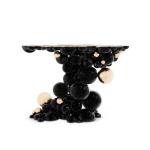 Console Hotel Lobby Coffee Table High End Light Luxury