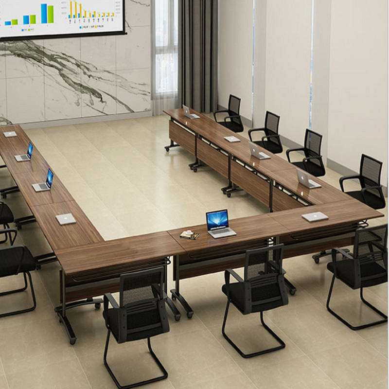 Office Furniture Partitions Folding Desk Foldable Training Table Stackable Conference Tables