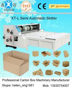 China Chain Feeding Semi Automatic Die Cutting Machine , Carton Sheet With Pressure Plate wholesale