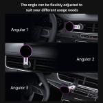Multi Angle Adjustable Magnetic Car Phone Charger With Ambient Light