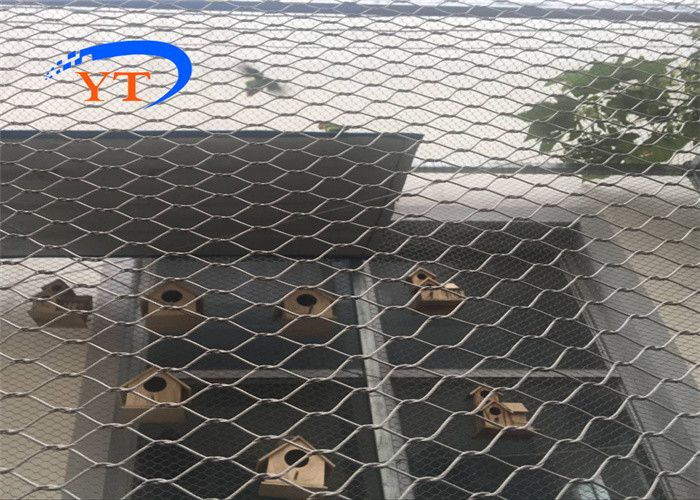 Ferrule Type Aviary Wire Mesh 316l Stainless Steel Wire Rope Ferrule Mesh