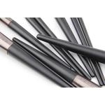 9PCs Hairline Alu Ferrule Travel Makeup Brush Set