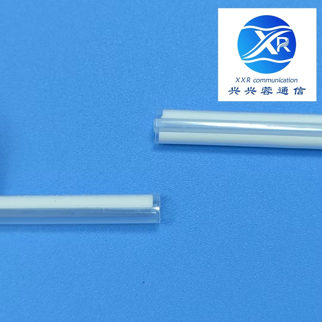 12 Cores Ribbon Fiber Splice Sleeve Shrunk 5.6x5.4mm Double Ceramic Rods