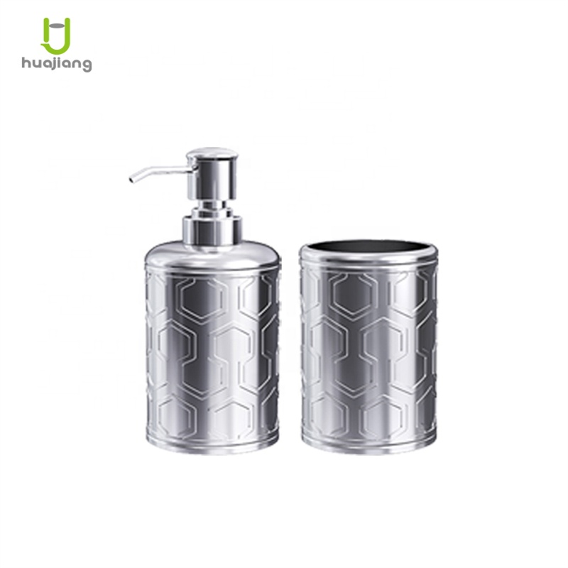 Holiday Selection Support Stainless Steel Bathroom Waste Bin With Mini Pedal And Toilet Brush Football Series