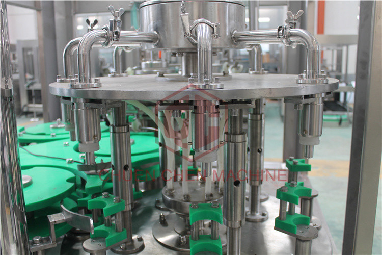 Small Scale Hot Juice Filling Machine Glass Bottle Water Capping Line