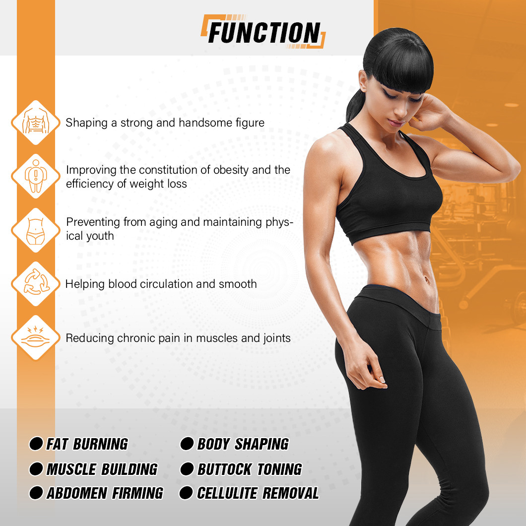 Cooling Air ems sculpting with 40% Fat Reduction 8 Language Support 5000W Power