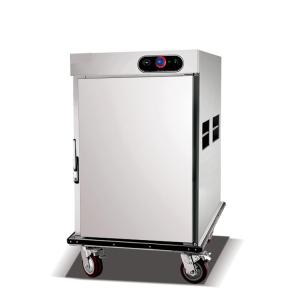 China Mobile Large Commercial Food Warmer Cabinet With Wheels Stainless Steel wholesale