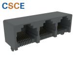 Side Entry Integrated 90 Degree RJ45 Ethernet Connector