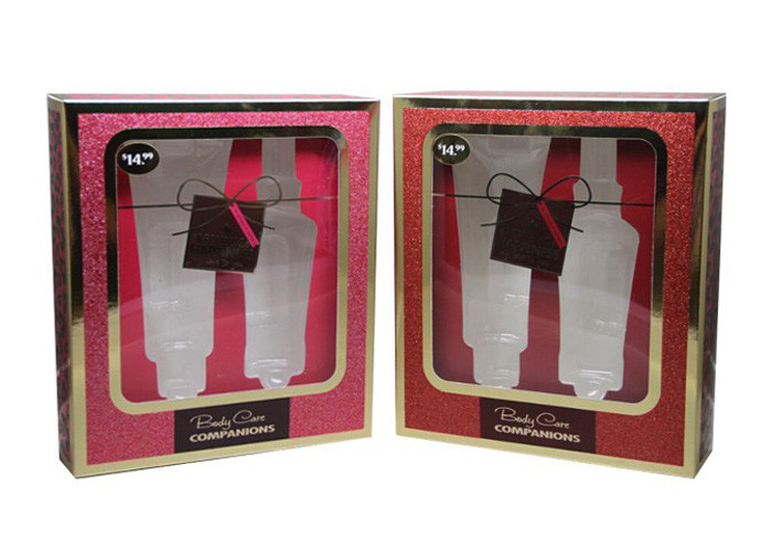 Fashion Pretty Cardboard Cosmetic Box , Luxury Packaging Boxes With Logo Printed